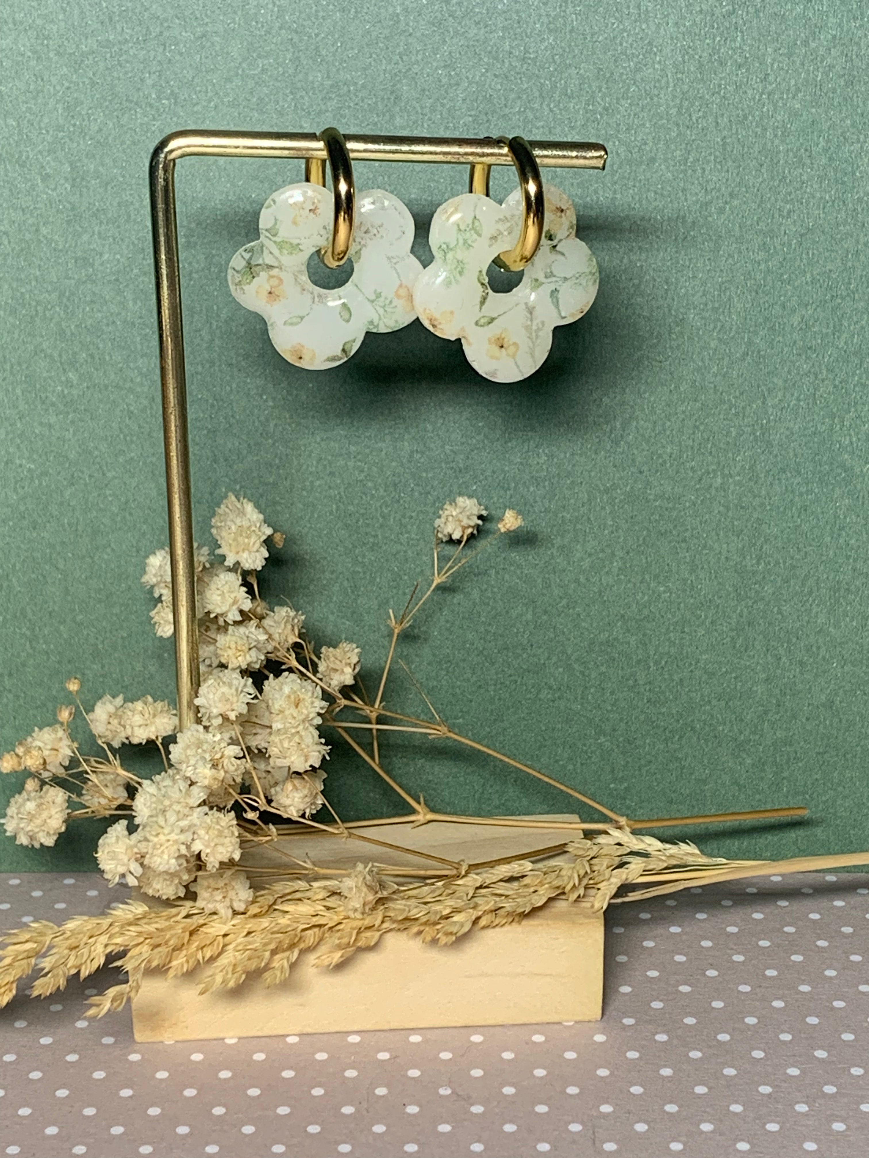 Un Dimanche à la Campagne - Créoles Marguerite Fleurs des Champs