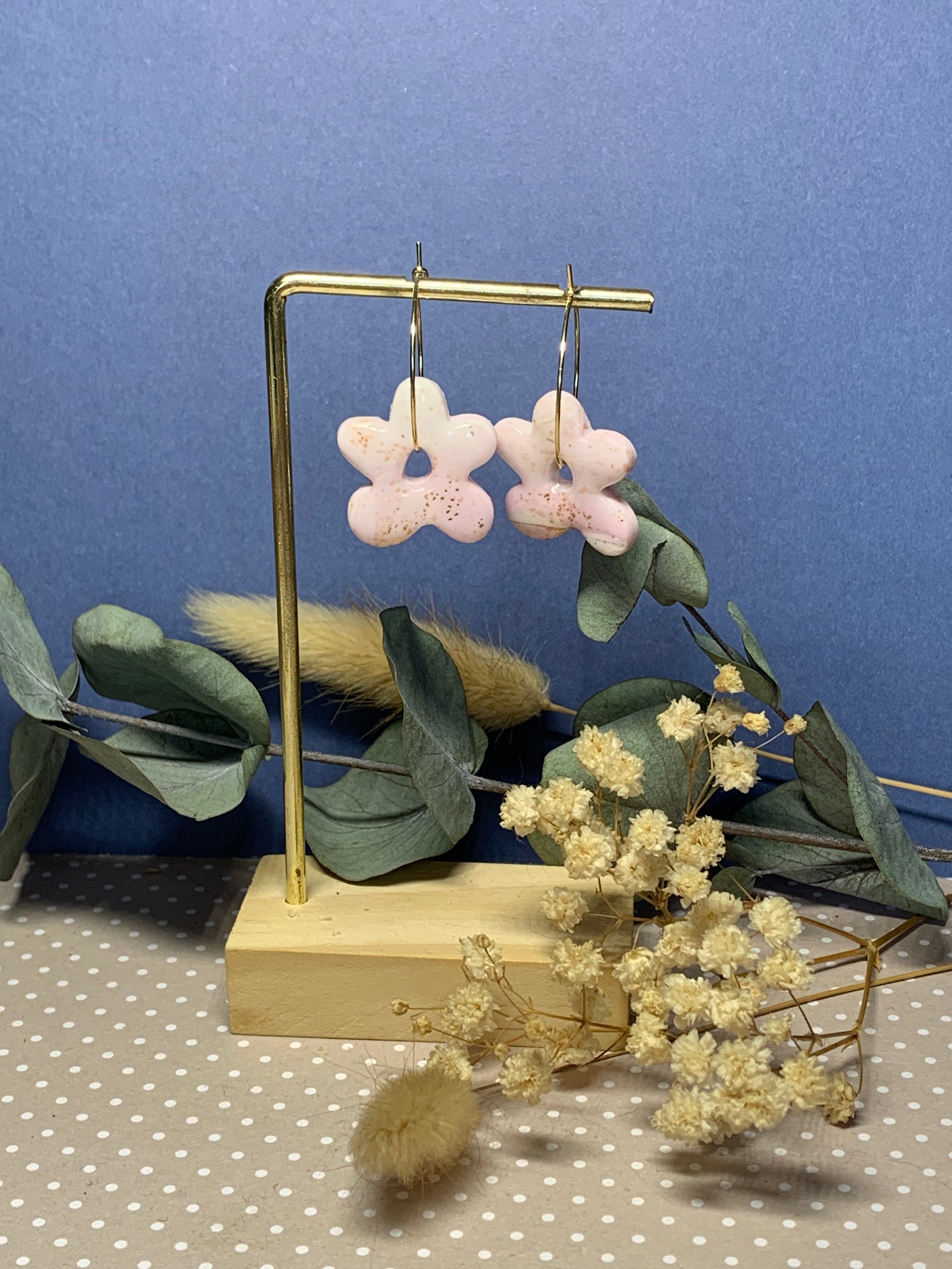 Au Pied du Mont Fuji - Créoles fines Fleurs