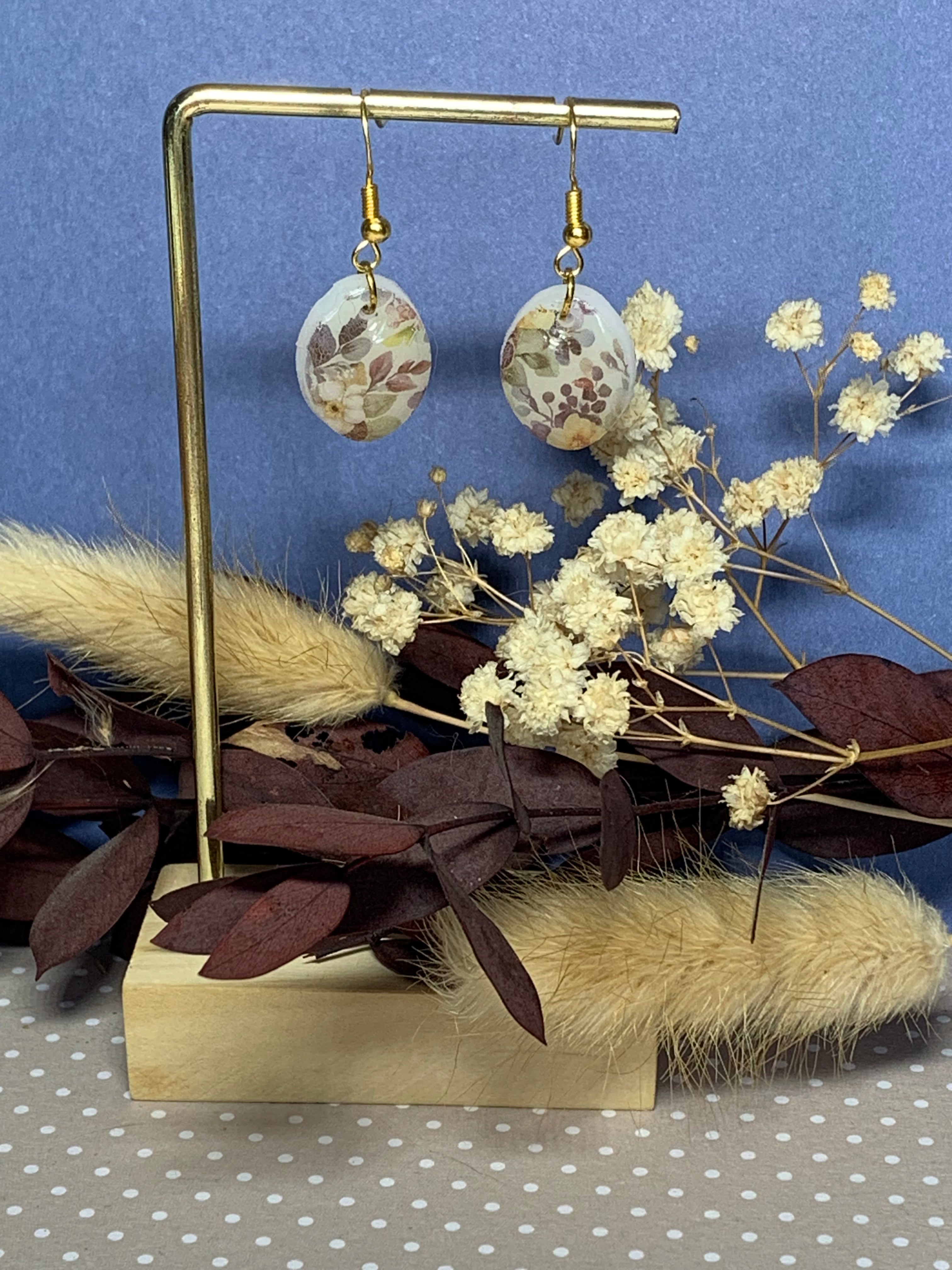 Bouquet d'Octobre - Dormeuses simples