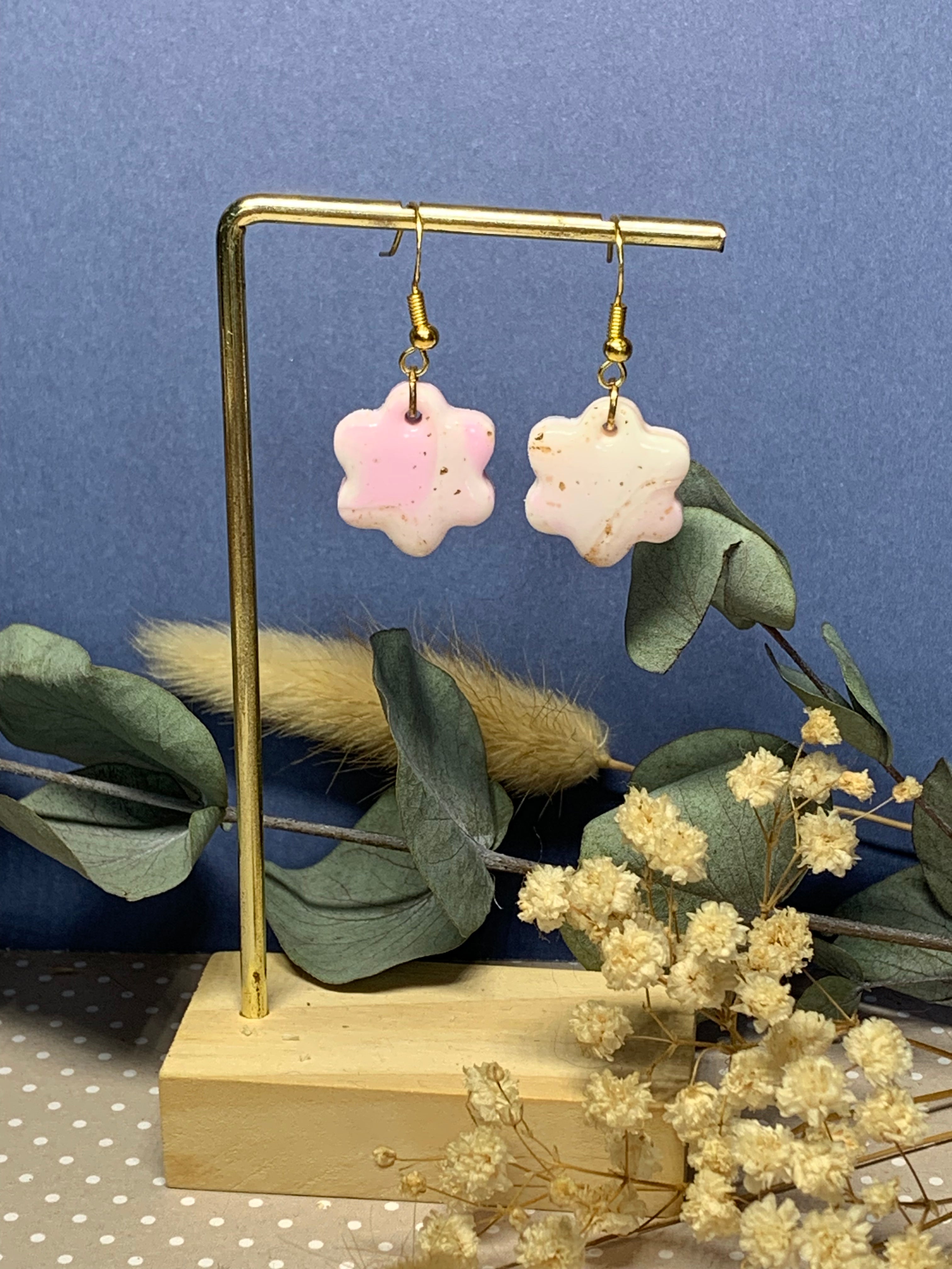 Au Pied du Mont Fuji - Dormeuses Petite Fleur