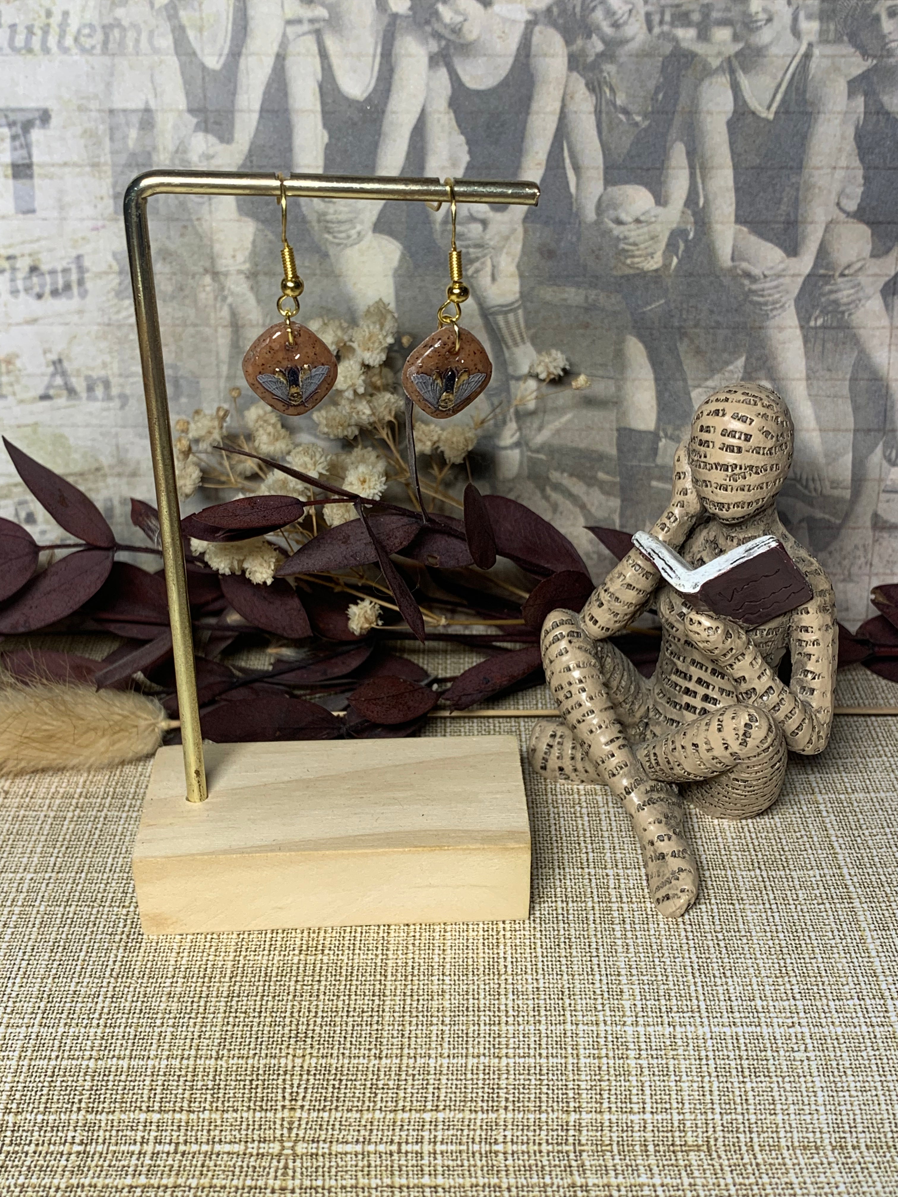 Histoires Naturelles - Dormeuses Papillon 1