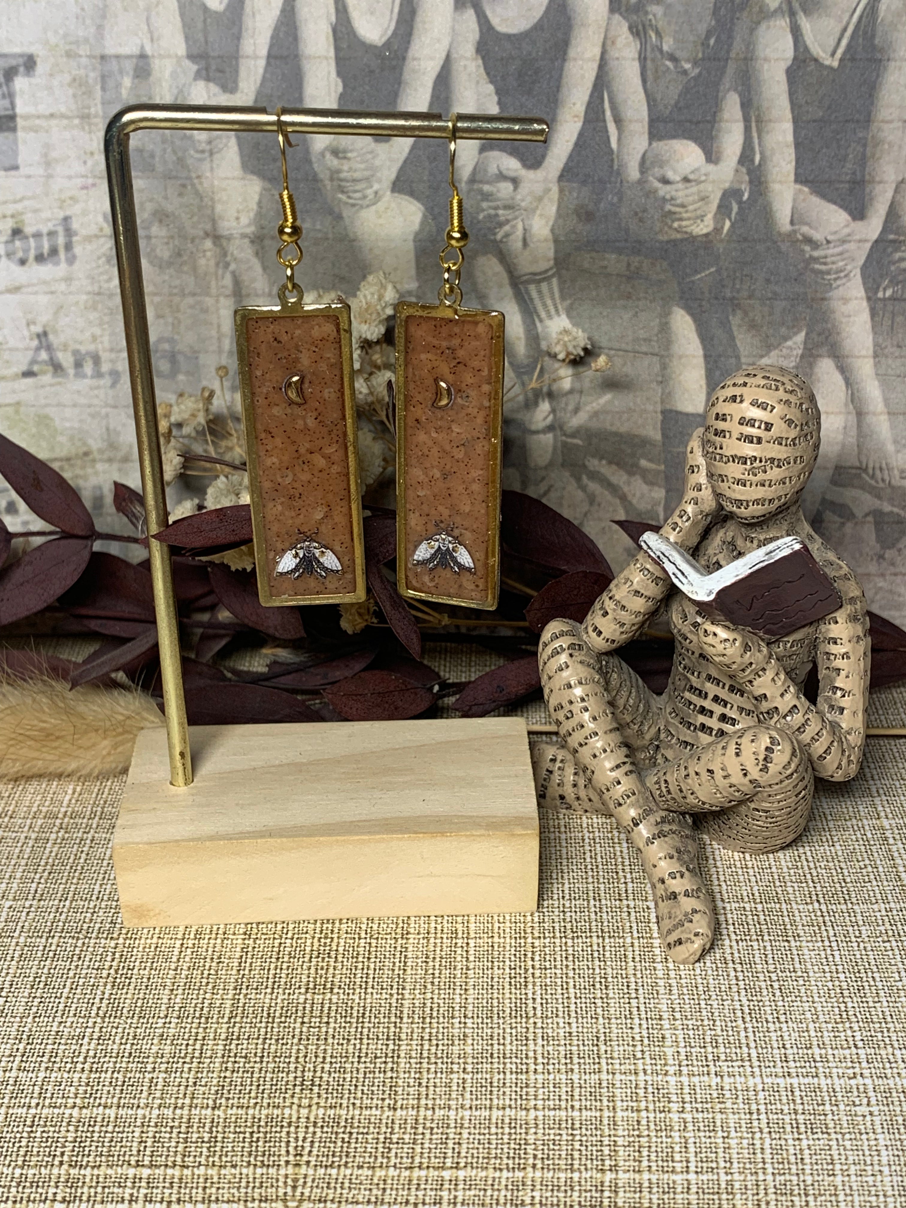 Histoires Naturelles - Dormeuses Rectangle Papillon 1